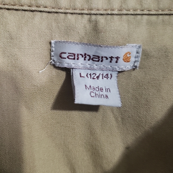 Boys Carhartt button up T-shirt size 12/14 - Picture 5 of 8